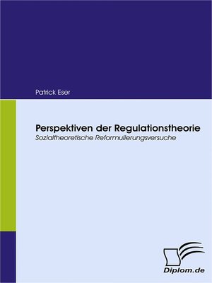 cover image of Perspektiven der Regulationstheorie
